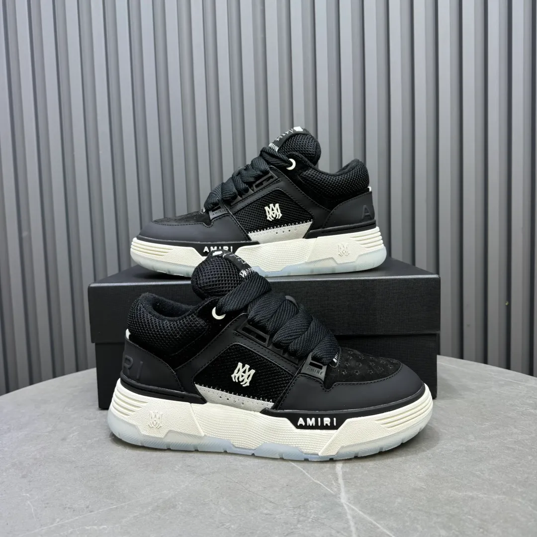 Men's shoes 💰660💰 AMIRI AMIRI trendy brand hot sale 🔥 Available all year round, couples 💑 Official website synchronization Imported fabrics 1⃣️ vs 1⃣️ replica, original factory special original sole, 35-45 (45. non-refundable)